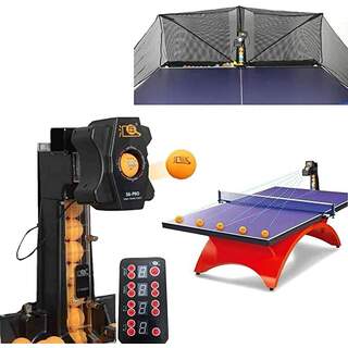 50W Máquina automática de tenis de mesa S6-Pro Robot de entrenamiento de ping pong Lanzador de 9 configuraciones